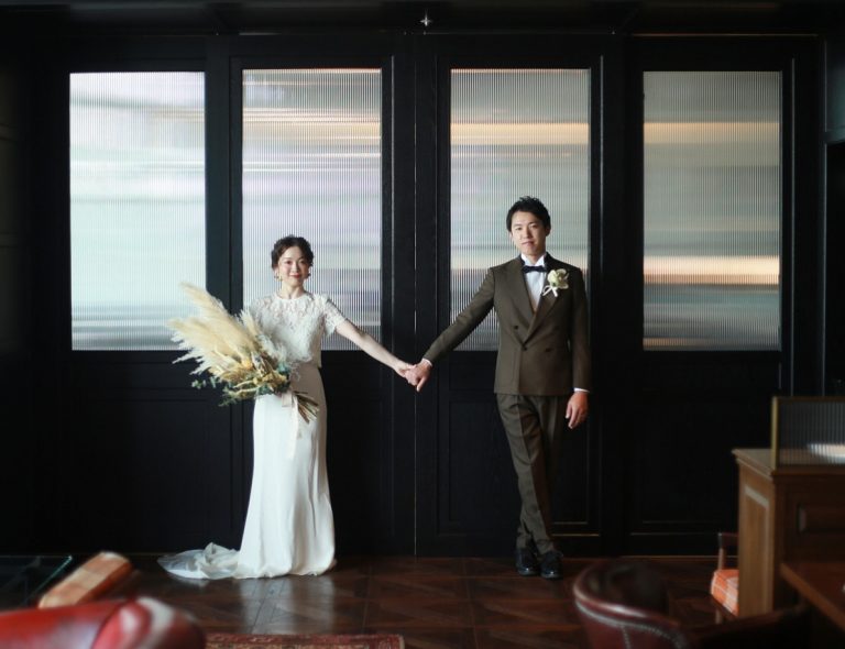 ザトリートドレッシングのPhoto Shooting Report at THE GATEHOUSEウェディングドレスを身に纏った花嫁様の