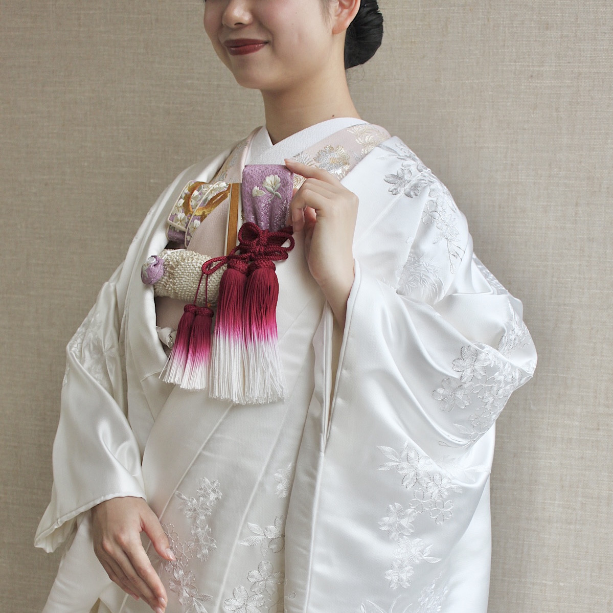 和装結婚式や和前撮りで叶える白無垢に色掛下を合わる他にはないご自身らしいコーディネート