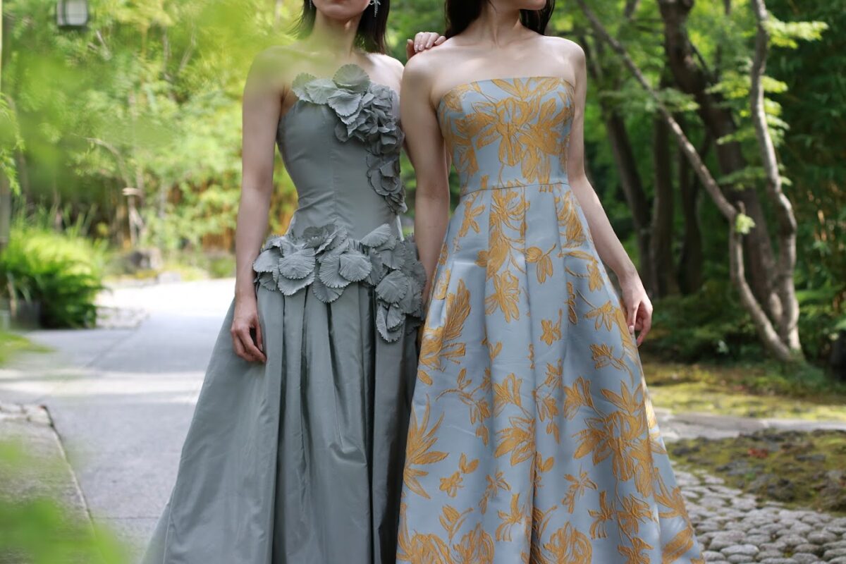 京都で人気の結婚式会場ザ ソウドウ 東山 京都におすすめのトリートドレッシングがお取り扱いするモダンでお洒落なカラードレスはお色直しにおすすめです
